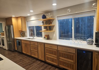 open shelves in beaverton kitchen