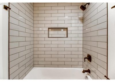 subway tile portland shower