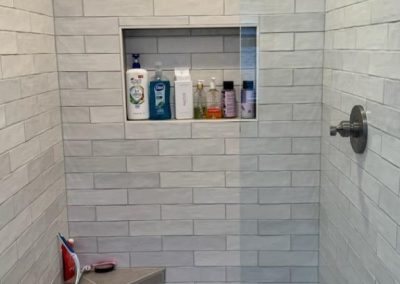 Portland subway tile shower